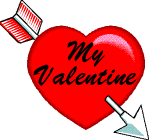 Gif animé coeur my valentin